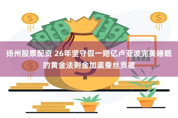 扬州股票配资 26年坚守假一赔亿卢亚波完美睡眠的黄金法则金加瀛蚕丝贡被