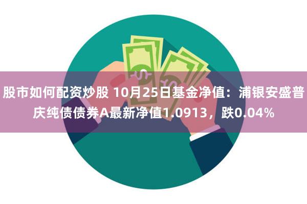 股市如何配资炒股 10月25日基金净值：浦银安盛普庆纯债债券A最新净值1.0913，跌0.04%